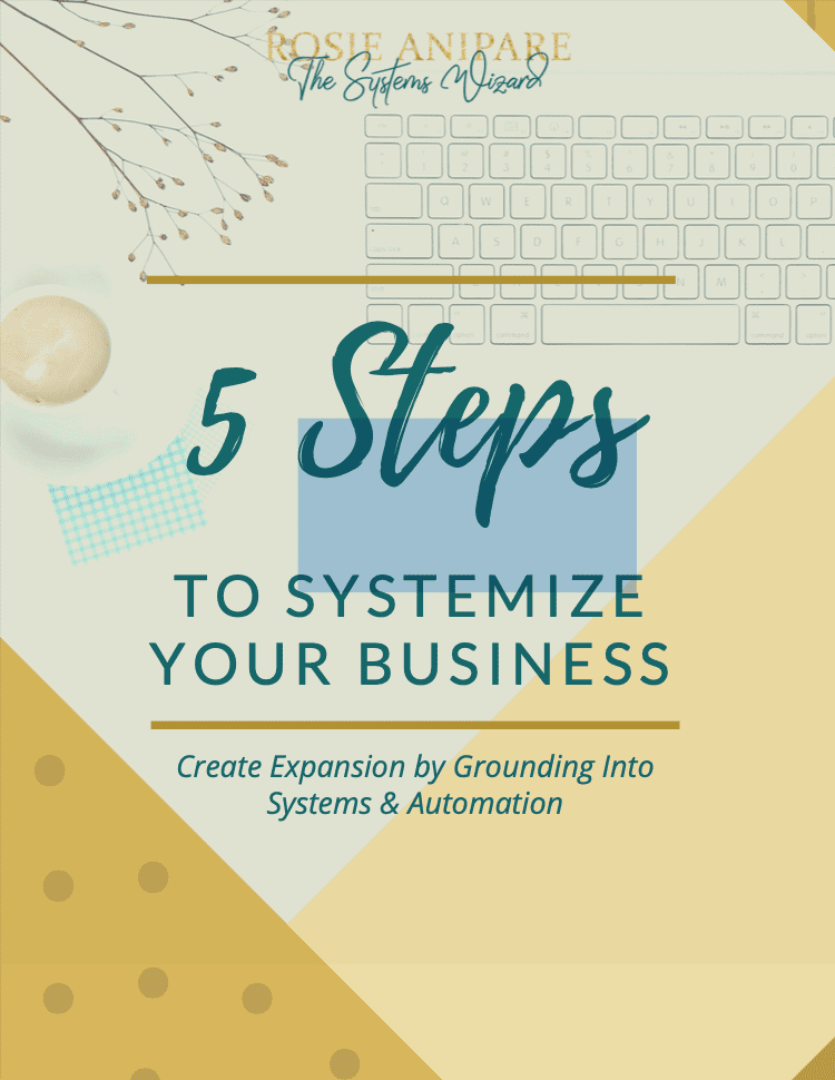 5 Steps to Systemize Your Business